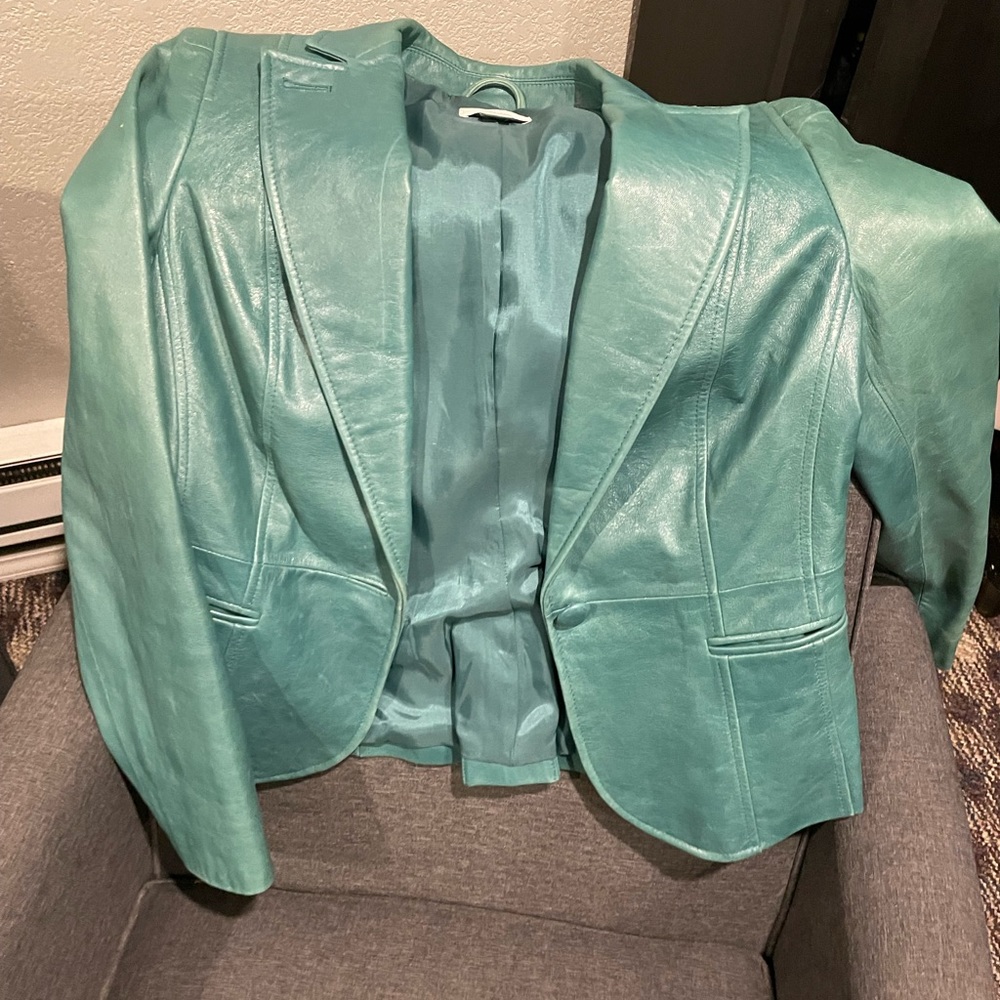 Loft leather jacket new